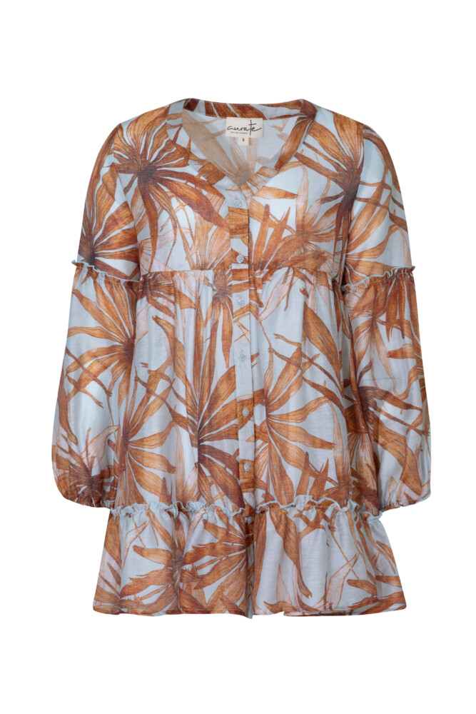 Curate - Take Cover Top - Sky Blue Palm - Image 4