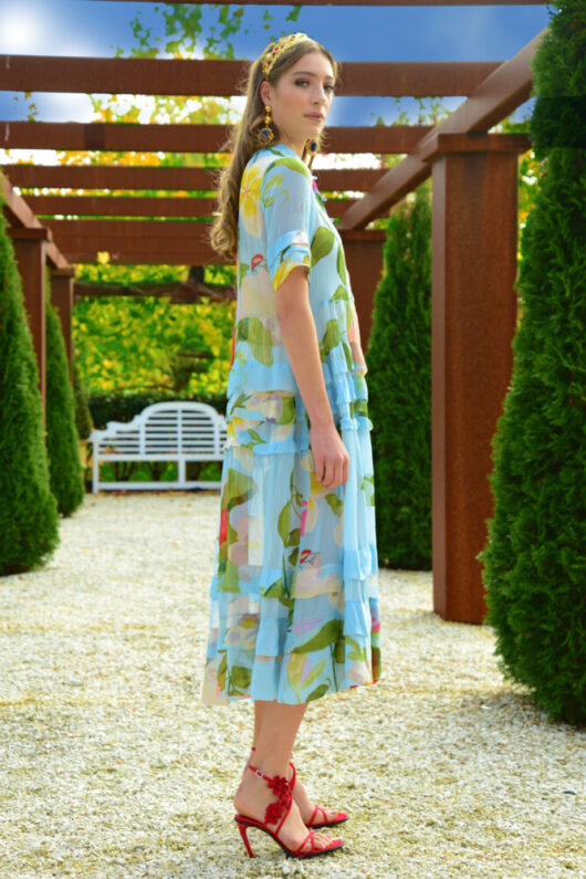 Trelise Cooper - Meet Me On The Terrace Dress - Blue - Image 4