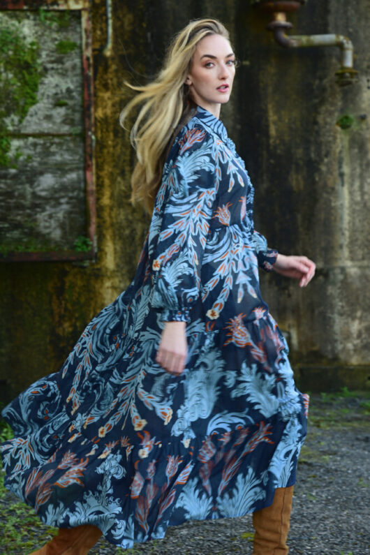 Coop - Picot-A-Boo Dress - Navy - Image 2