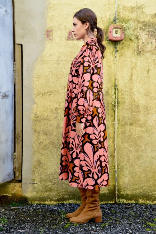 Coop - Deserve a Treat Dress - Pink/Ginger - Image 2