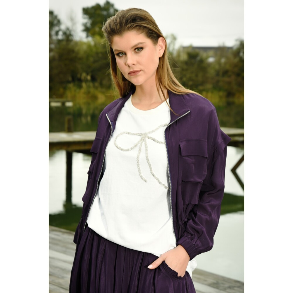 Curate - Bow'tiful Day Top - White