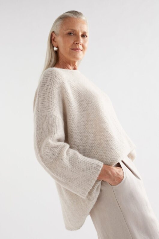 Elk - Agna Sweater - Ecru - Image 3