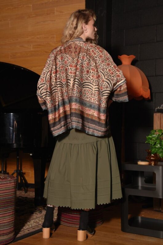 Cooper - Stitch the Line Skirt - Khaki - Image 2