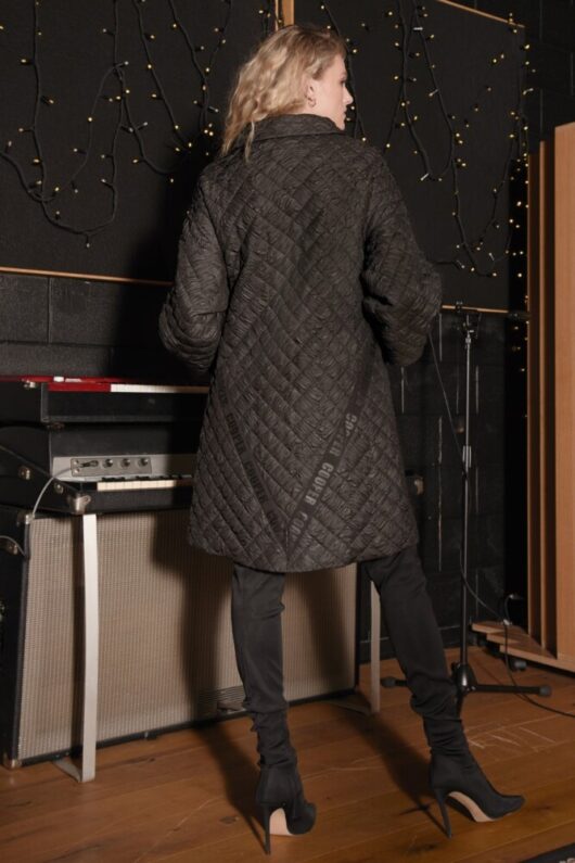 Cooper - Hot Air Cocoon Coat - Black - Image 3