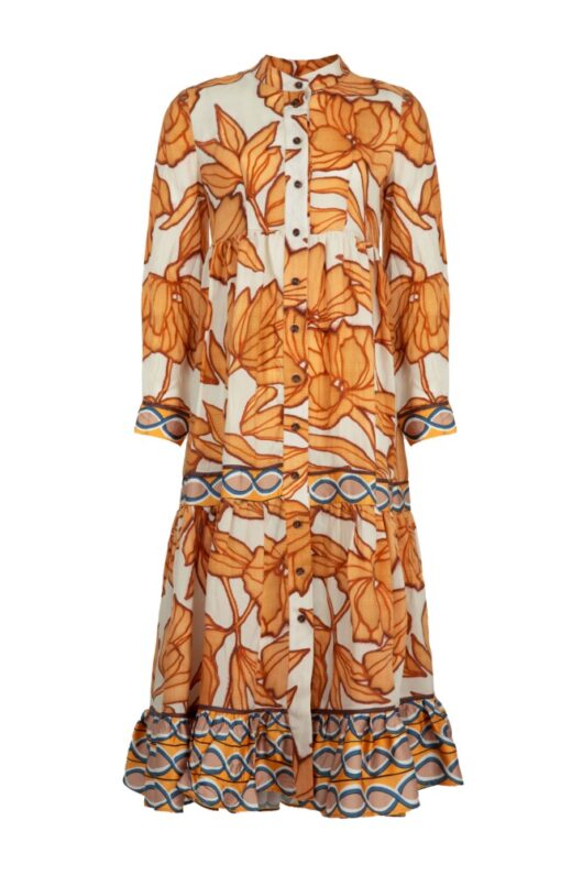 Cooper - Dressing Game Dress - Caramel Print - Image 6