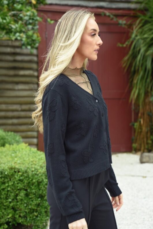 Coop - Cardi Game Cardigan - Black - Image 2