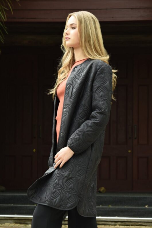 Coop - Love it or Quilt it Coat - Black - Image 2