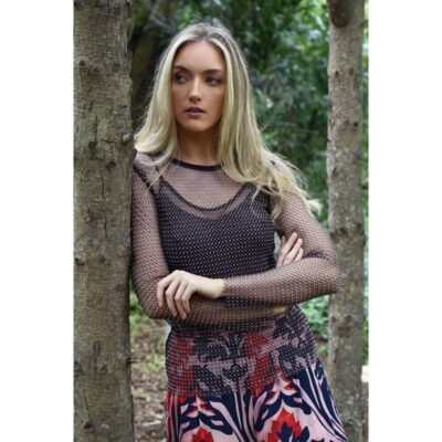 Coop - Mesh Network Top - Pink