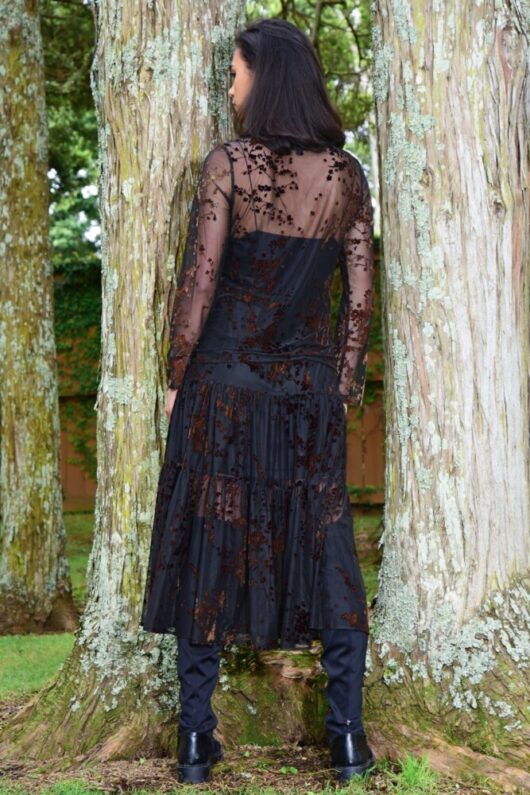 Curate - Skirty Girl Skirt - Black Mesh - Image 3