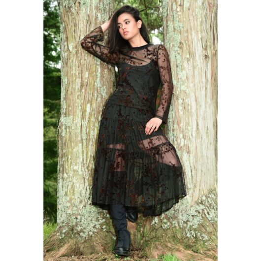 Curate - Skirty Girl Skirt - Black Mesh
