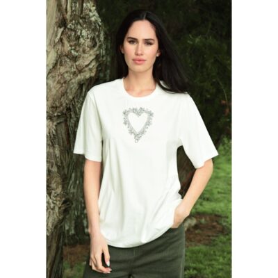 Curate - Ladies and Gems T-shirt - White