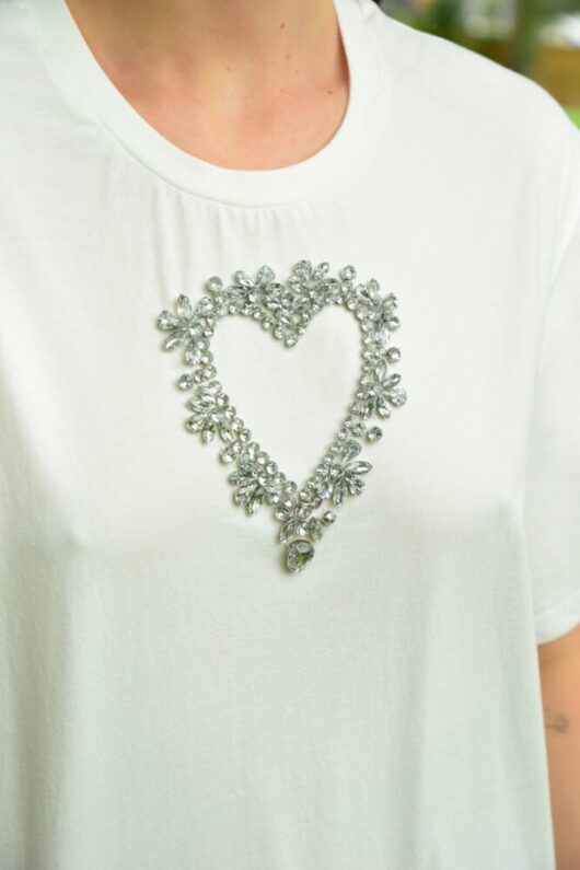 Curate - Ladies and Gems T-shirt - White - Image 4