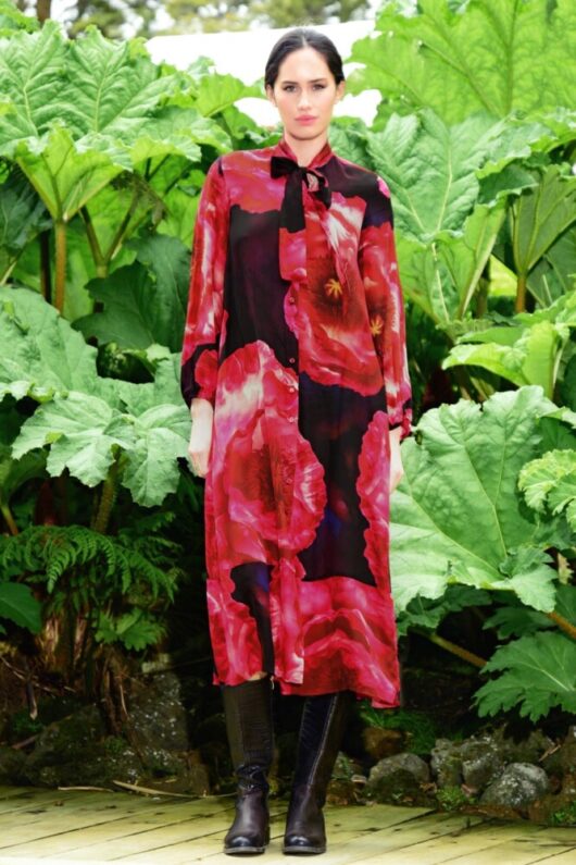 Curate - Layer Player Dress - Rose/Black - Image 2