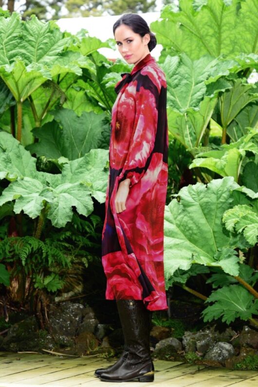 Curate - Layer Player Dress - Rose/Black - Image 3