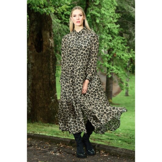 Curate - Head to Toe Dress - Beige Leopard