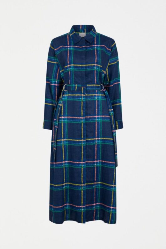 Elk - Paimo Elba Check Shirt Dress - Image 5