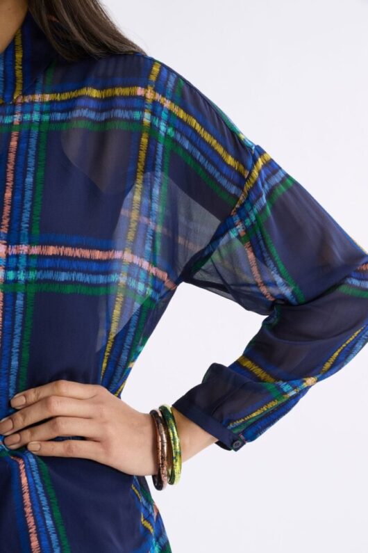 Elk - Eir Elba Check Sheer Shirt - Image 2