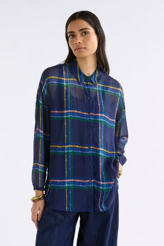 Elk - Eir Elba Check Sheer Shirt - Image 4