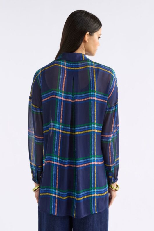 Elk - Eir Elba Check Sheer Shirt - Image 5