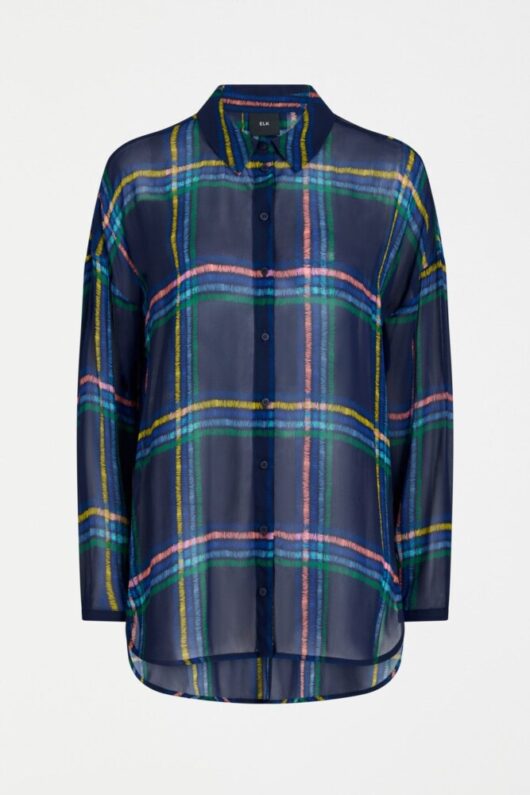 Elk - Eir Elba Check Sheer Shirt - Image 6