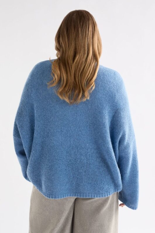 Elk - Agna Luna Sweater - Chambray - Image 4