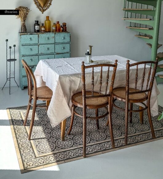 Beija Flor - Arthur Antique Vinyl Rug - Image 2