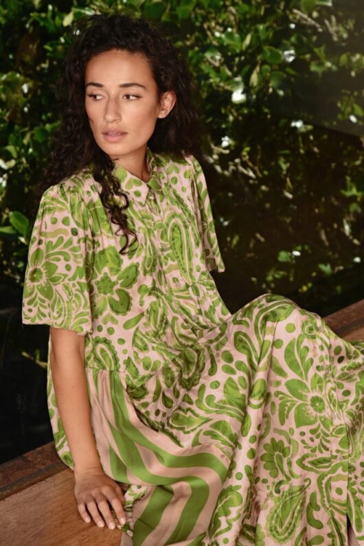 Cooper - Made for Each Other Dress - Blush/Green - Image 6