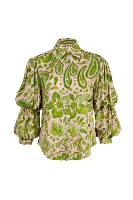 Cooper - Pleat and Greet Blouse - Blush/Green Floral - Image 5