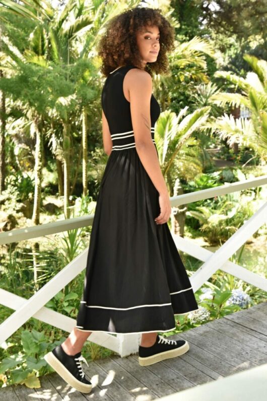 Coop - Draw the Line Dress - Black - Image 4