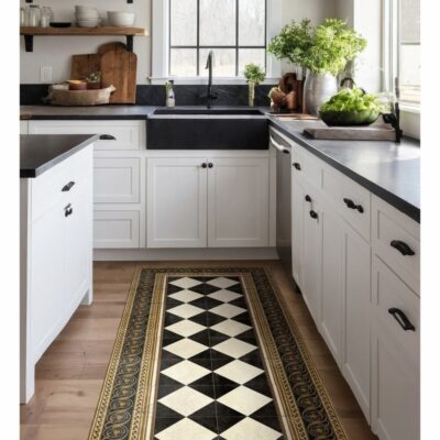 Beija Flor - Gambit Ink Vinyl Rug