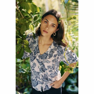 Loobie's Story - Indie Blouse - Bone Multi