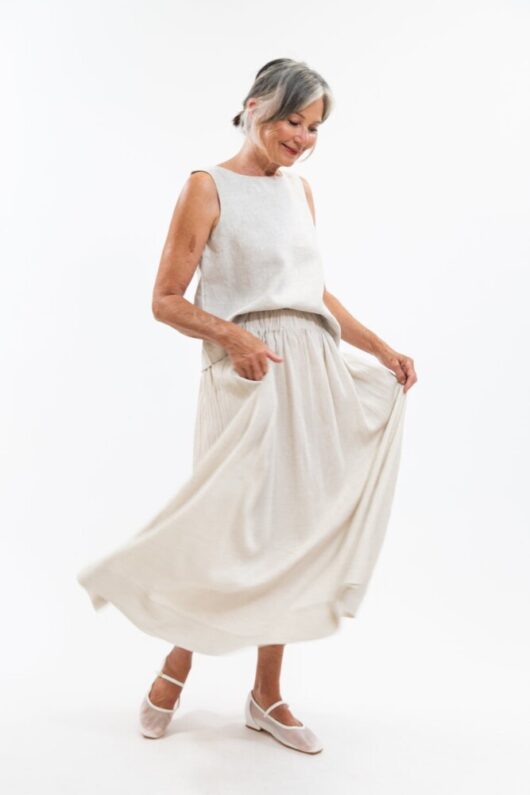 Eva's Sunday - Leilani Skirt - Neutral Crush - Image 3