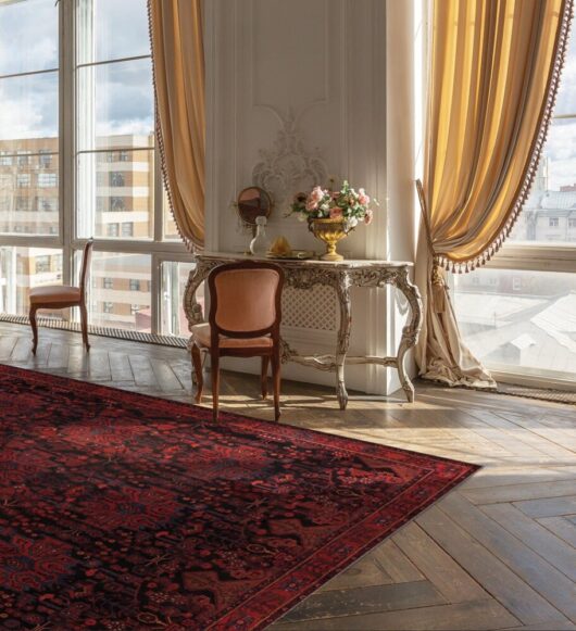 Beija Flor - Persian Dark Vinyl Rug - Image 2