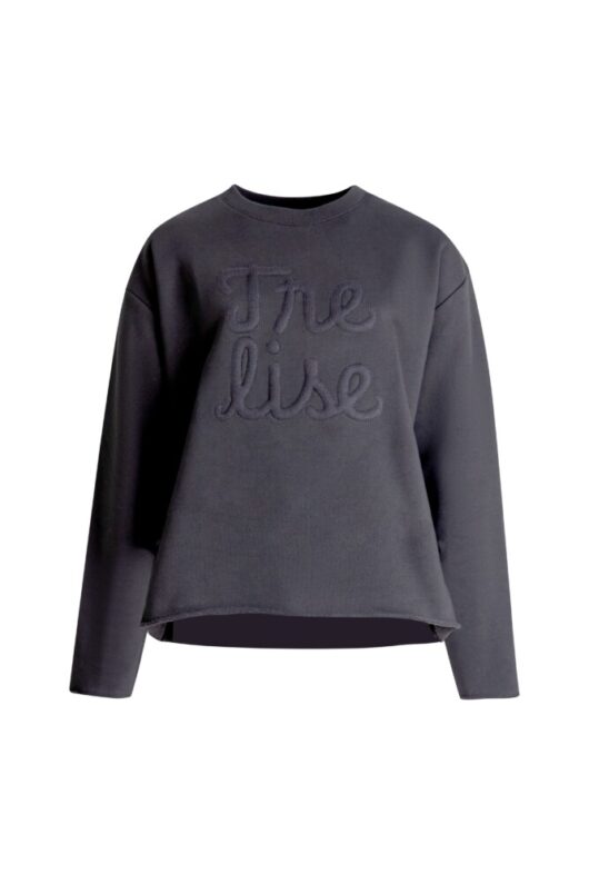 Trelise Cooper - Emboss Lady Sweatshirt - Black - Image 6