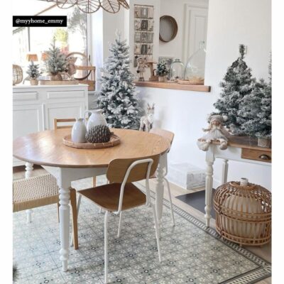 Beija Flor - Almond Mint Modern Vinyl Rug