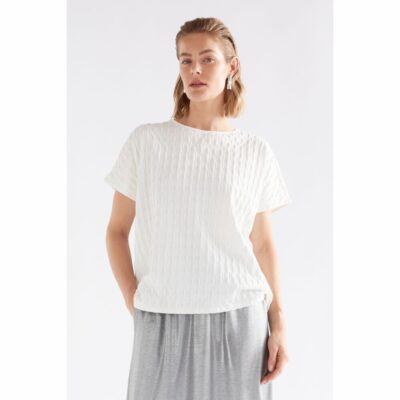 Elk - Orta Boxy TShirt - White
