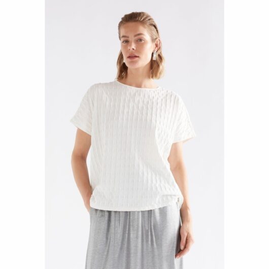 Elk - Orta Boxy TShirt - White