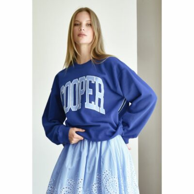 Cooper - Take Note Sweater - Cobalt