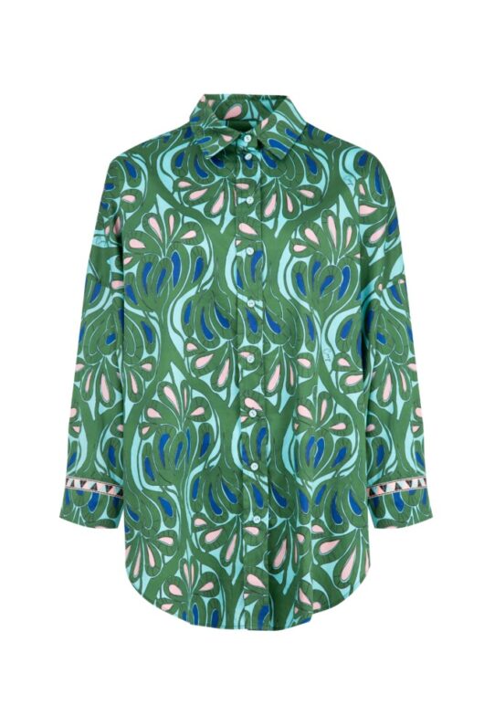 Coop - Take it Easy Shirt - Blue/Green - Image 5