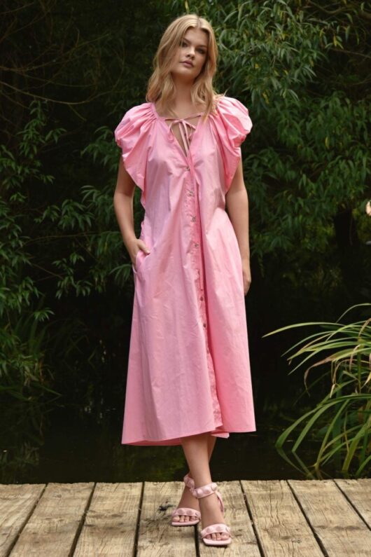 Coop - Gather This Dress - Pink - Image 2