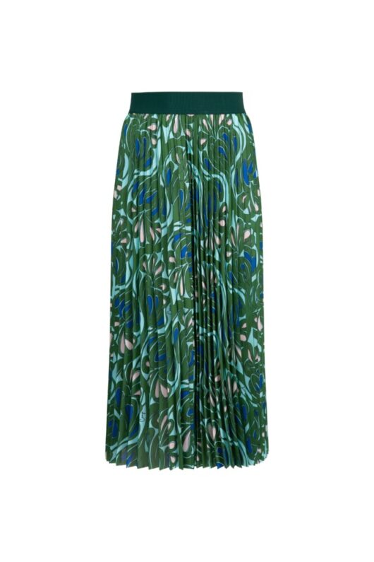 Coop - Skipped a Pleat Skirt - Blue/Green - Image 2