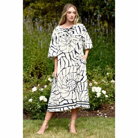 Curate - Style in Excess Dress - Ivory Shells