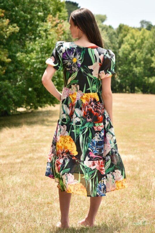 Curate - Dreaming of Spring Dress - Black Floral - Image 3