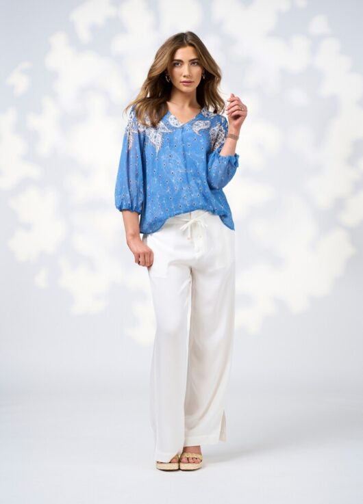 Loobie's Story - Sibella Blouse - Chambray - Image 2