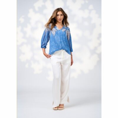Loobie's Story - Sibella Blouse - Chambray