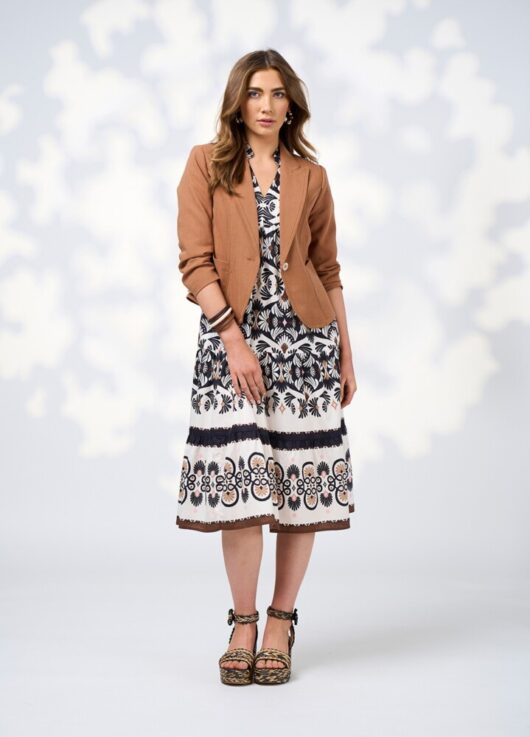 Loobie's Story - Zoe Midi Dress - Ecru - Image 2