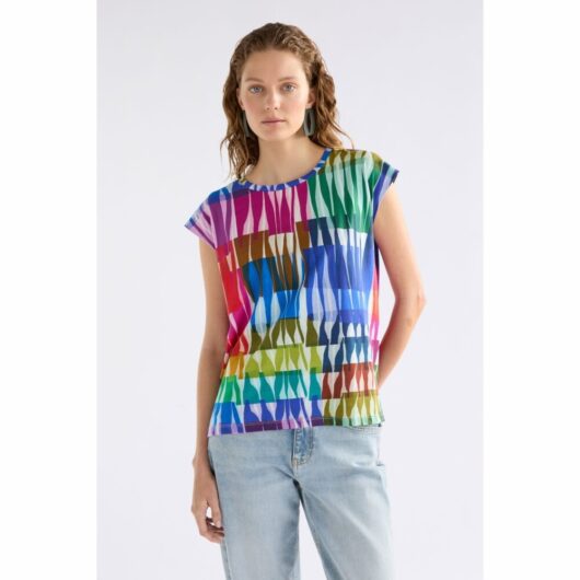Elk - Anden Tee - Lind Light Print