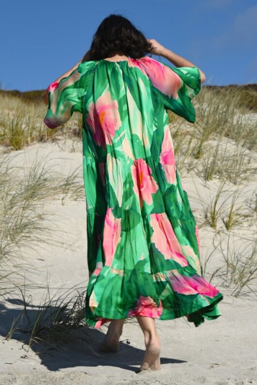 Cooper - Into The Groove Dress - Green Floral - Image 3