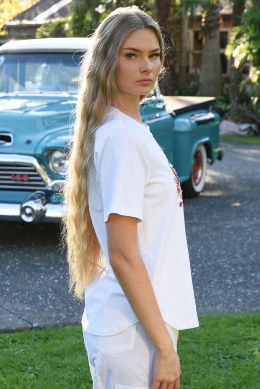 Coop - Glam Berry T-shirt - White - Image 2