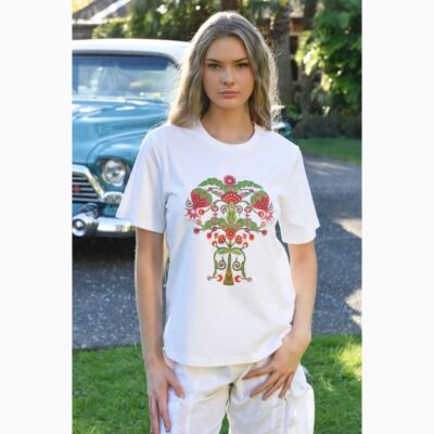 Coop - Glam Berry T-shirt - White